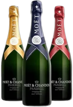 photos du vin Champagne Moet & Chandon Édition Limitée Pharrell Williams en