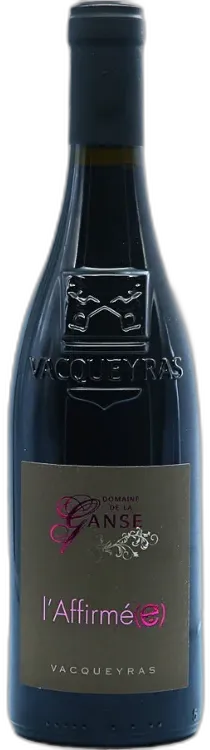 photo Vacqueyras Rouge 2018 Cuvée l’Affirmé(E) Domaine de la Ganse