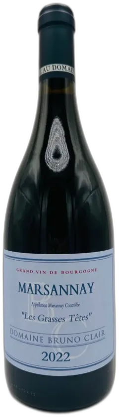 photo Domaine Bruno Clair Marsannay les Grasses Tetes 2022 Bourgogne France