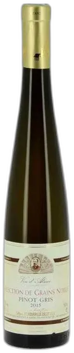 vue du vin Pinot Gris Sélection Grains Nobles Koeberlé-Bléger 2015