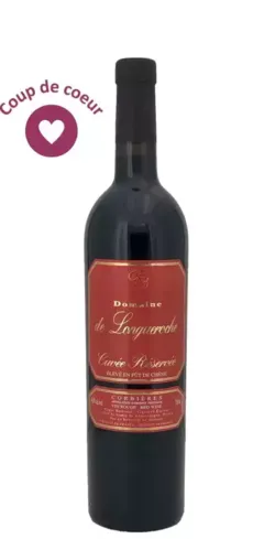 illustration du vin Corbières Aoc) Cuvée Réservée Domaine de Longueroche