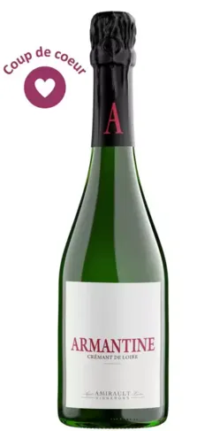 image du vin Crémant de Loire Brut Bio Aoc) Armantine Agnès et Xavier Amirault