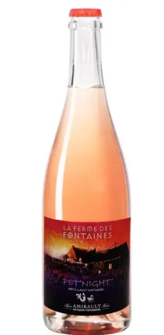 image du vin Pétillant Naturel Rosé Bio Pet’Night la Ferme des Fontaines Domaine Amirault