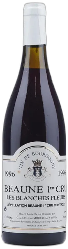 vue du vin 1996 Beaune les Blanches Fleurs