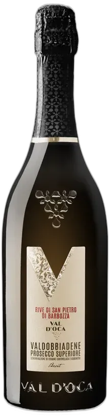 capture du vin Prosecco di Valdobbiadene Superiore Brut 'Rive di San Pietro di Barbozza' Val d’Oca