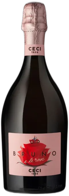 illustration du vin Lambrusco Spumante Rosato 'Bruno e le Rose' Ceci