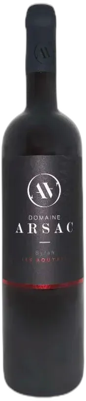 vue du vin Syrah 'les Aoutres' Domaine Arsac