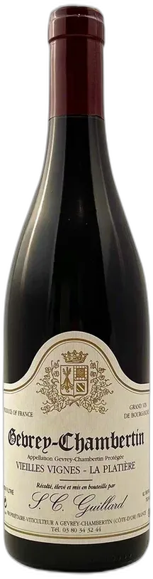 photo Gevrey-Chambertin Vielles Vignes 'la Platiere' Guillard 2016