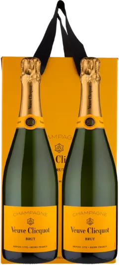photo Box Champagne Brut 'Yellow Label' Veuve Clicquot
