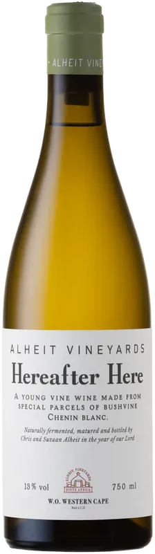 capture du vin Chenin 'Hereafter Here' Alheit Vineyards
