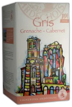 photo du vin Bib Gris de Grenache Cabernet les Vignerons Ardéchois