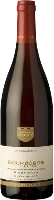 photo Bourgogne Pinot Noir 2022 Vignerons de Buxy