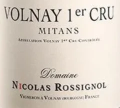 photo Volnay 1er Cru Mitans 2019 Nicolas Rossignol