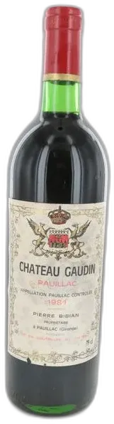 photo Château Gaudin 1981