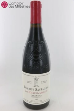 photo Gigondas 2020 les Hautes Garrigues Domaine Santa Duc