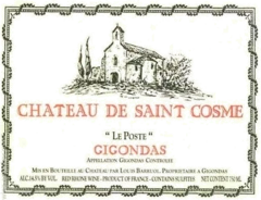 photo Gigondas 2021 le Poste Chateau de st Cosme