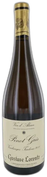 photo Pinot Gris Altenberg de Bergheim Grand Cru 2018 Vendange Tardive Gustave Lorentz