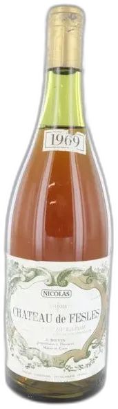photo Coteaux du Layon 1969 Chateau de Fesles