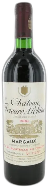 photo Château Prieuré Lichine 1982