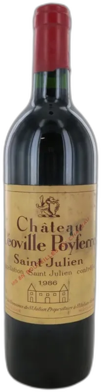 photo Château Léoville Poyferré 1986