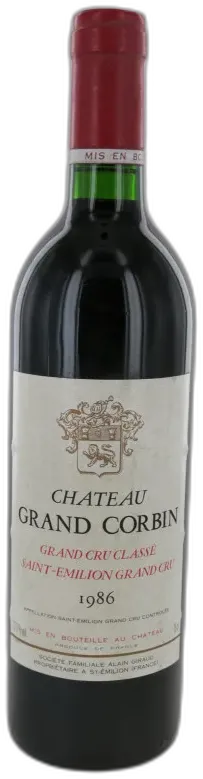 photo Château Grand Corbin 1986