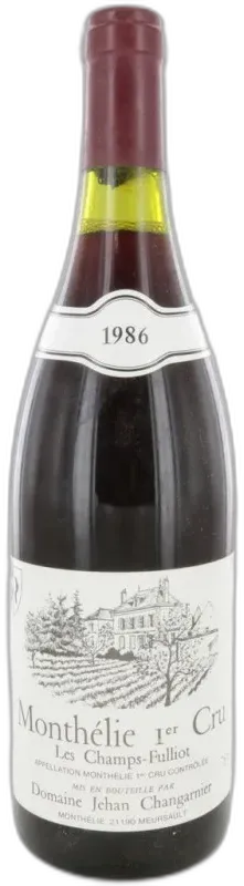 photo Monthelie 1er Cru 1986 les Champs-Fulliot