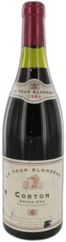 photo Corton Grand Cru 1986 Tour Blondeau