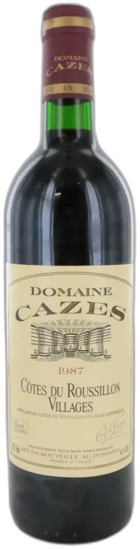 photo Côtes du Roussillon Villages Alter 1987 Domaine Cazes