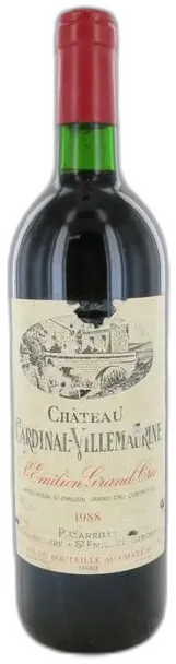 photo Chateau Cardinal-Villemaurine 1988