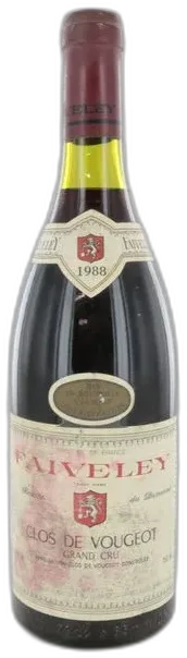 photo Clos de Vougeot Grand Cru 1988 Faiveley