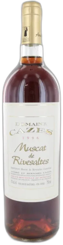 photo Muscat de Rivesaltes 1996 Domaine Cazes