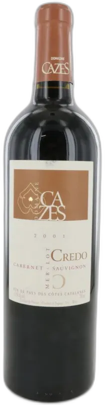 photo Côtes du Roussillon Village Credo 2001 Domaine Cazes