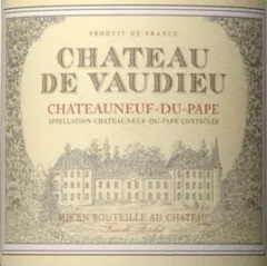 photo Châteauneuf du Pape Rouge 2008 Château de Vaudieu