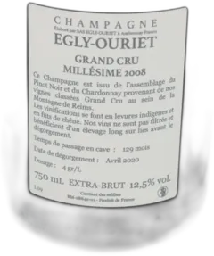 photo Champagne Egly-Ouriet Brut Grand Cru 2008