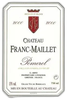 photo Château Franc Maillet 2010