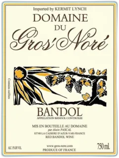 photo Domaine Gros’Noré 2012 Bandol Rouge