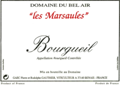 photo les Marsaules 2018 Bourgueil Domaine du Bel Air