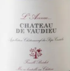 photo Châteauneuf du Pape l’Avenue 2018 Château de Vaudieu