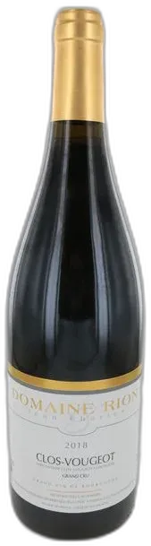 photos du vin Clos Vougeot Grand Cru 2018 Jean Charles Rion