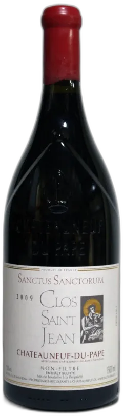 photo Clos Saint Jean Châteauneuf du Pape Sanctus Sanctorum 2009 Magnum