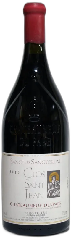 photo Clos Saint Jean Châteauneuf du Pape Sanctus Sanctorum 2010 Magnum