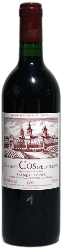 photo Cos d’Estournel 1985