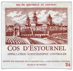 photo Cos d’Estournel 2011 la