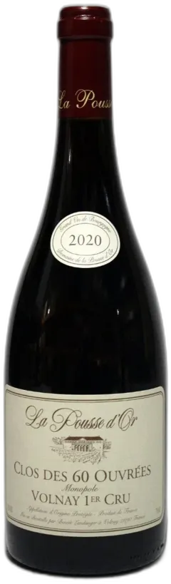 photos du vin la Pousse d’or Volnay 1er Cru Clos des 60 Ouvrees 2020