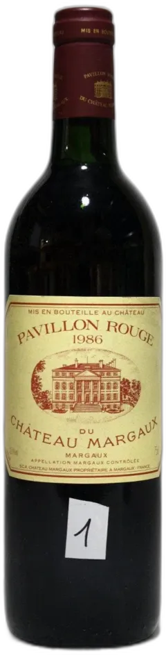 photo Pavillon Rouge du Chateau Margaux 1986