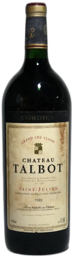 photo Talbot 1989 Magnum) Etiquette Tachée
