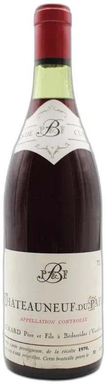 photo Chateauneuf du Pape 1970 