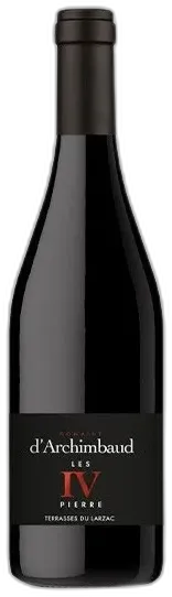 vue du vin Domaine d’Archimbaud, les iv Pierre, Rouge