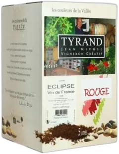 photo l' Eclipse Vin Rouge de Jean Michel Tyrand Bib de 5 Litres