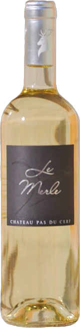 photo Chateau Pas du Cerf Cuvée le Merle Blanc 2016